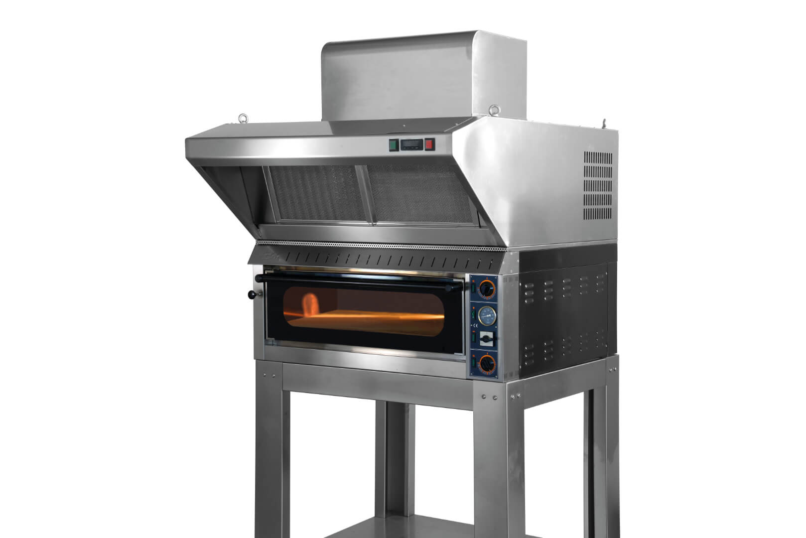 CAPPA A CONDENSAZIONE per forni pizza elettrici mod. KFA-PCM – Aluminox